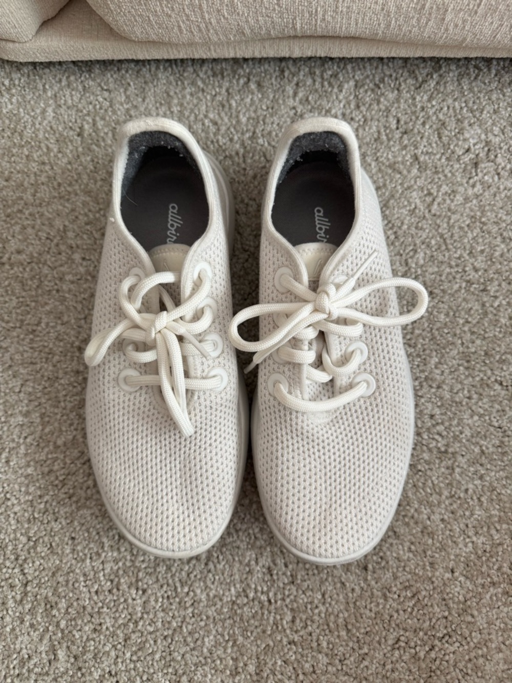 Allbirds Tree Runners in Off-White
